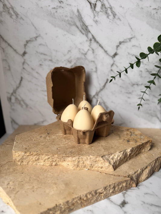 Easter Egg Carton Candle